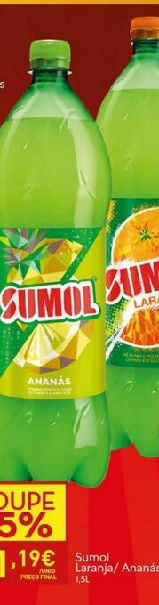 Amanhecer Refrescos sumol promoção