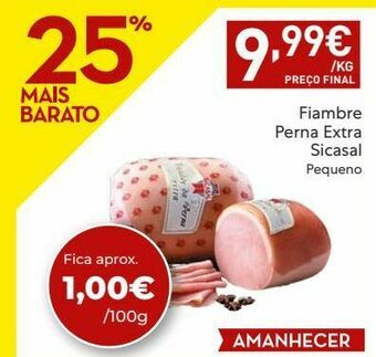 Amanhecer Presunto sicasal promoção