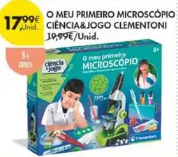 Pingo Doce O meu primeiro microscópio ciência&jogo clementoni promoção