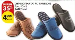 Pingo Doce Chinelos dia do pai tom&rose promoção