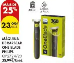 Pingo Doce Máquina de barbear one blade philips promoção