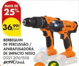 Pingo Doce Berbequim de percussão / aparafusadora de impacto niteo promoção
