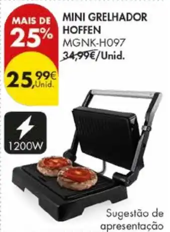 Pingo Doce Mini grelhador hoffen promoção