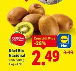 Lidl Kiwi Bio Nacional promoção