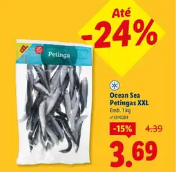 Lidl Ocean Sea Petingas XXL promoção
