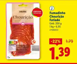 Lidl Fumadinho Chourição Fatiado promoção