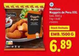 Lidl Monissa Nuggets de Peru XXL promoção