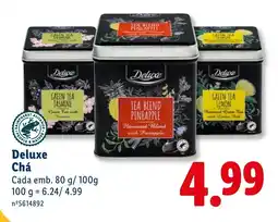 Lidl Deluxe Chá promoção
