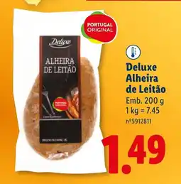 Lidl Deluxe Alheira de Leitão promoção