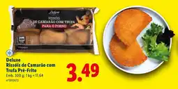 Lidl Deluxe Rissóis de Camarão com Trufa Pré-Frito promoção