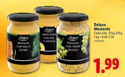 Lidl Deluxe Mostarda promoção