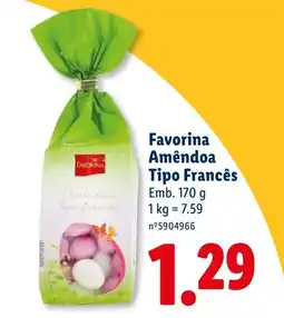 Lidl Favorina Amêndoa Tipo Francês promoção