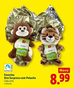 Lidl Favorina Ovo Surpresa com Peluche promoção
