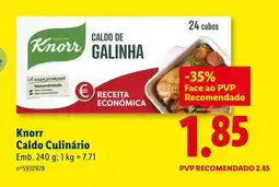 Lidl Knorr Caldo Culinário promoção