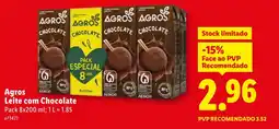 Lidl Agros Leite com Chocolate promoção