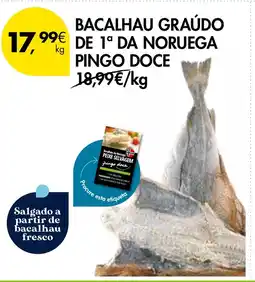 Pingo Doce Bacalhau graúdo de 1° da noruega pingo doce promoção