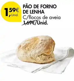Pingo Doce Pão de forno de lenha c/flocos de aveia promoção