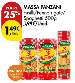 Pingo Doce Massa panzani promoção