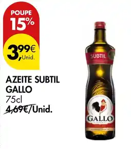 Pingo Doce Azeite subtil gallo promoção