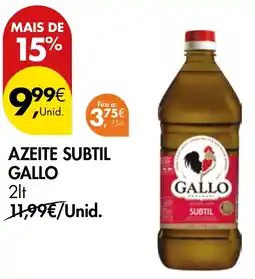 Pingo Doce Azeite subtil gallo promoção