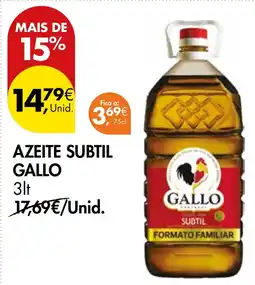 Pingo Doce Azeite subtil gallo promoção