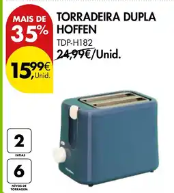 Pingo Doce Torradeira dupla hoffen TDP-H182 promoção