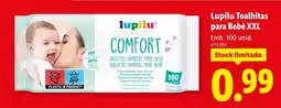 Lidl Lupilu Toalhitas para Bebé XXL promoção