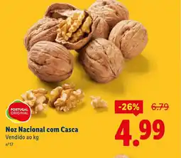 Lidl Noz Nacional com Casca promoção