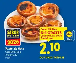 Lidl Pastel de Nata promoção