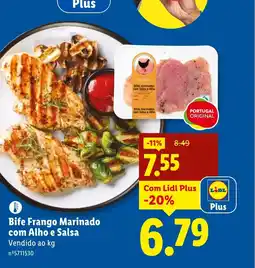 Lidl Bife Frango Marinado com Alho e Salsa promoção