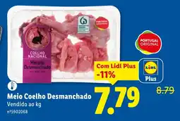 Lidl Meio Coelho Desmanchado promoção
