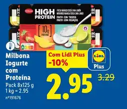 Lidl Milbona Iogurte com Proteína promoção