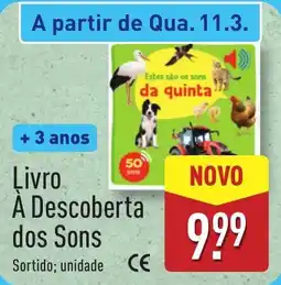 ALDI Livro A Descoberta dos Sons promoção