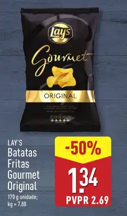 ALDI LAY'S Batatas Fritas Gourmet Original promoção
