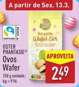 ALDI OSTER PHANTASIE Ovos Wafer promoção