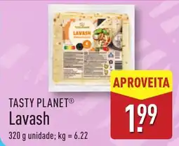 ALDI TASTY PLANET Lavash promoção