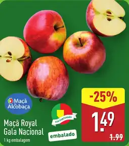 ALDI Maçã Royal Gala Nacional promoção