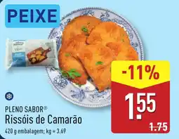 ALDI PLENO SABOR Rissóis de Camarão promoção