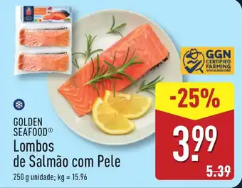 ALDI GOLDEN SEAFOOD Lombos de Salmão com Pele promoção