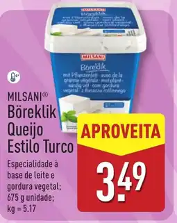 ALDI MILSANI Böreklik Queijo Estilo Turco promoção