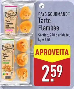 ALDI PAYS GOURMAND Tarte Flambée promoção