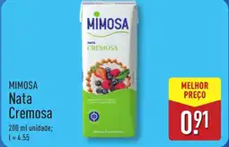 ALDI MIMOSA Nata Cremosa promoção