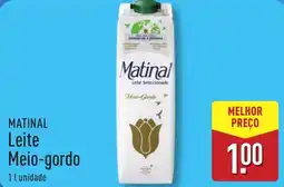 ALDI MATINAL Leite Meio-gordo promoção