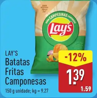 ALDI LAY'S Batatas Fritas Camponesas promoção