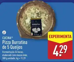 ALDI CUCINA Pizza Burratina de 5 Queijos promoção