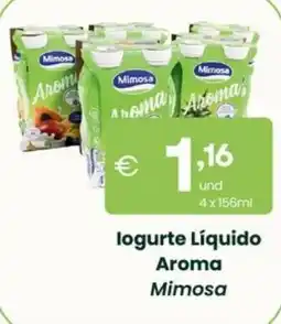 Roque Supermercados logurte Líquido Aroma Mimosa promoção