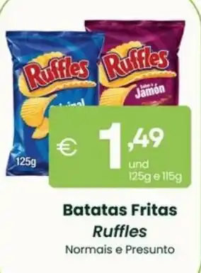 Roque Supermercados Batatas Fritas Ruffles promoção