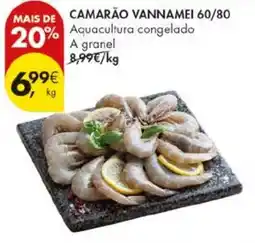 Pingo Doce Camarão vannamei 60/80 promoção