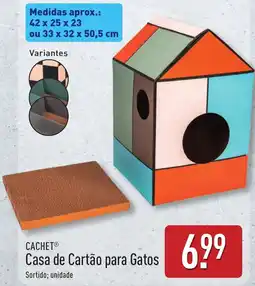 ALDI CACHET Casa de Cartão para Gatos promoção
