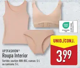 ALDI UP2FASHION Roupa Interior promoção